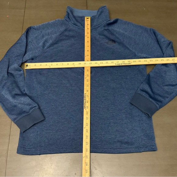 The North Face Jacket Norris Point 1/4 Zip Fleece Pullover Blue Men’s Size L - Picture 4 of 9